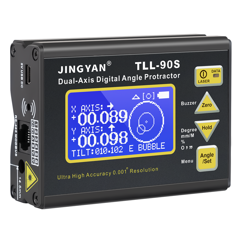 JINGYAN TLL-90S Dual-Axis Digital Angle Protractor